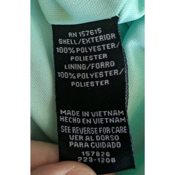 NWT $89 R&K Mint Floral Maxi Dress Scoop Neck Sleeveless Belted Formal Sz 8 - Picture 9 of 10